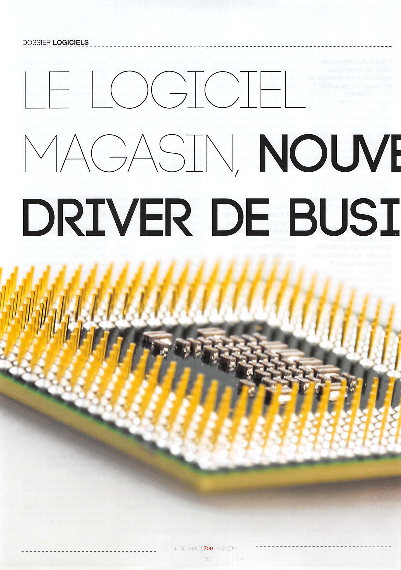 L'OL [MAG], « Le logiciel magasin, nouveau driver de business ... »