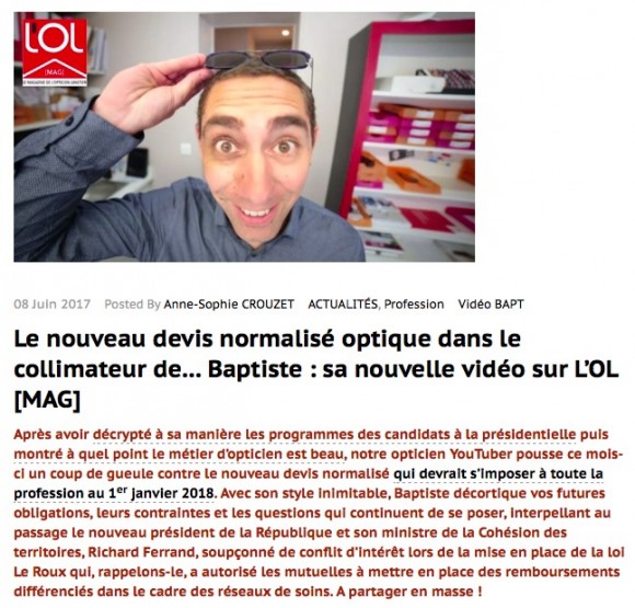 youtubeurs optique